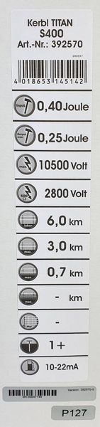 Электропастух на солнечной батарее TITAN S400, 0,25 Дж S400 фото