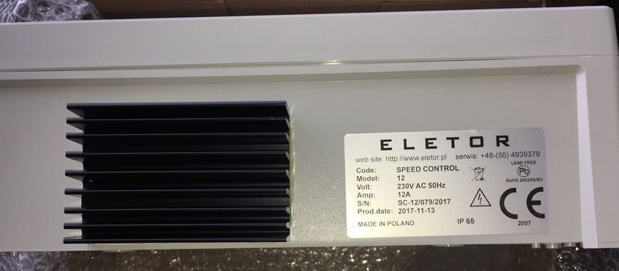 Управление микроклимата Eletor SC-12 (12A, Speed Control, Servo) 856651542 фото
