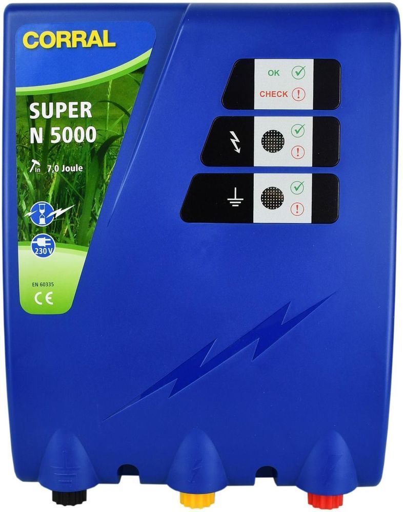 Генератор импульсов для электропастуха Corral Super N5000, 7 Дж, 220V N5000 фото