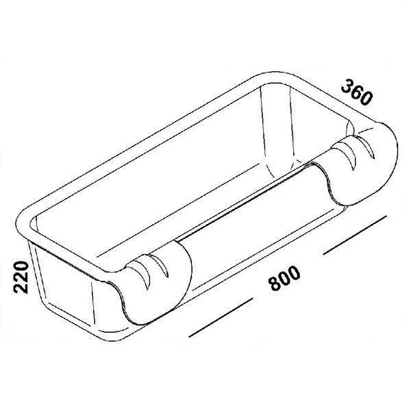Корыто пластиковое 32л 80 см OK Plast 424348822 фото