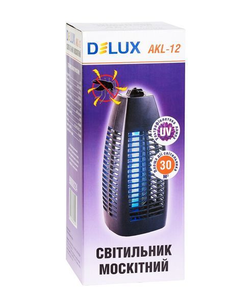 Лампа антимоскітна Delux AKL-12, 6 Вт (до 30 м2) AKL-12 фото