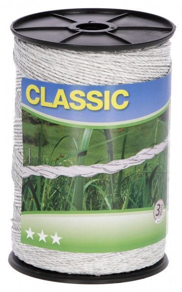Шнур для електропастуха CLASSIC 500 м, 6x0.20 мм, 3,87 Ом Німеччина 17285907 фото
